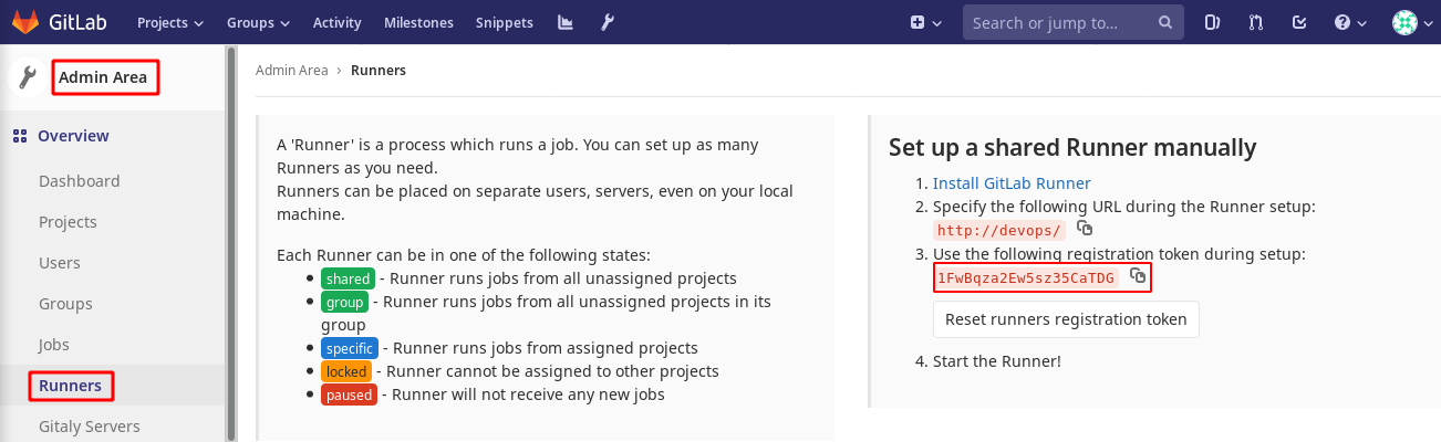 gitlab-runner-token